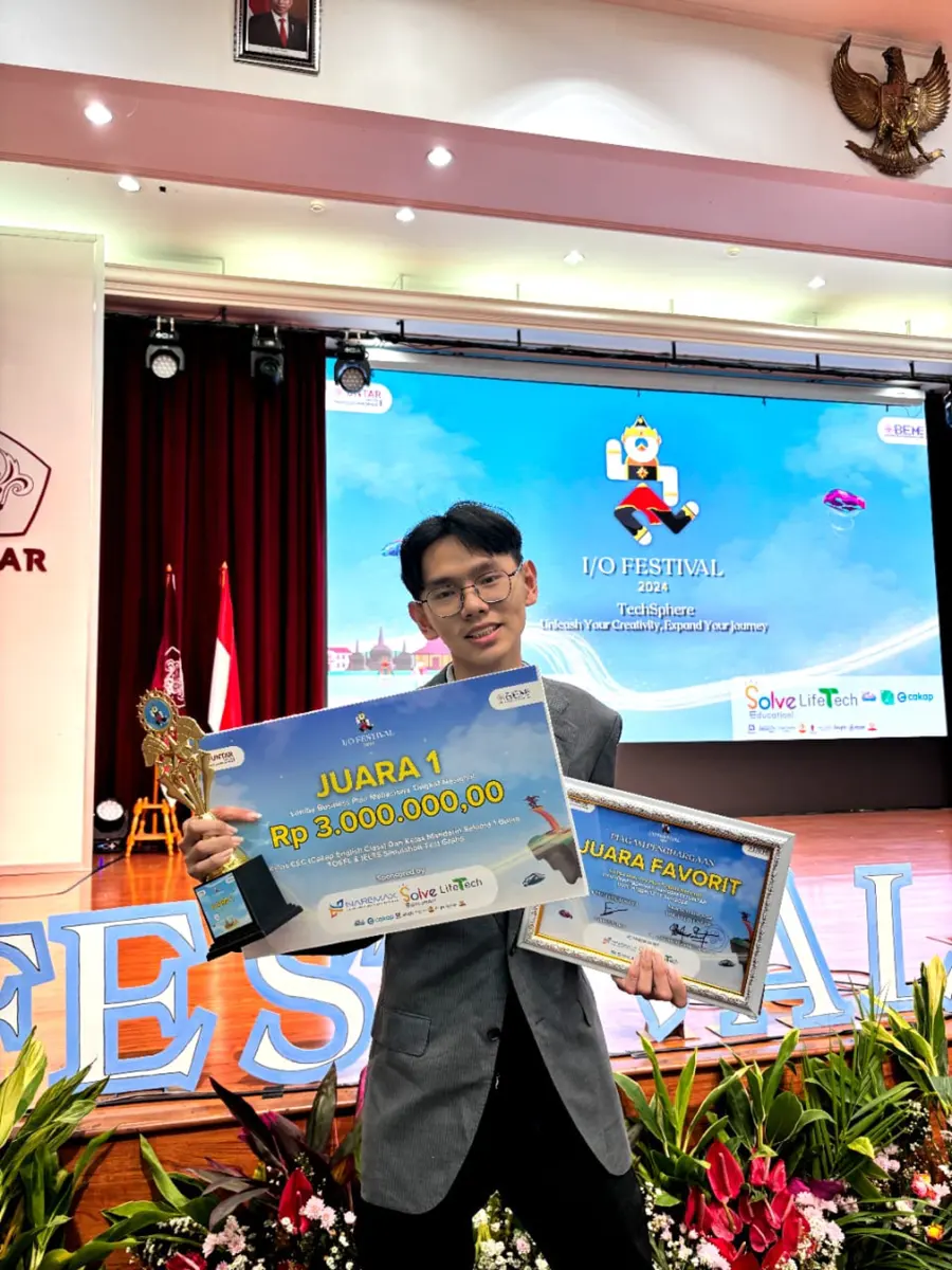 Juara 1 business plan I/O Festival